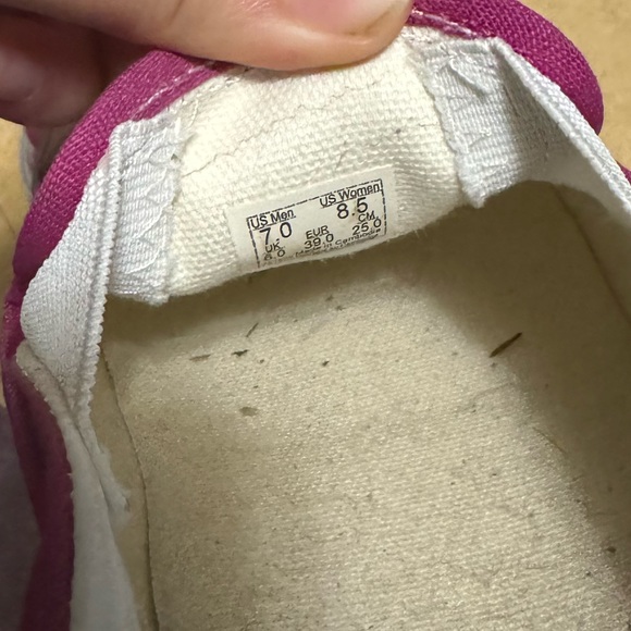 Pink Checkerboard Vans - Picture 2 of 5